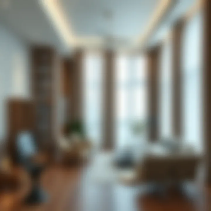 Transformative Impact of Heightened Drapes A beautifully arranged home interior with floor-to-ceiling drapes