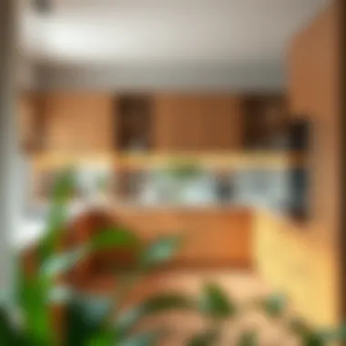 Stylish Bamboo Cabinets in Contemporary Design Stylish bamboo cabinets in a contemporary kitchen setting