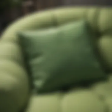 Eco-Friendly Cushion Materials Eco-friendly materials used in green lounge chair cushions highlighting sustainability