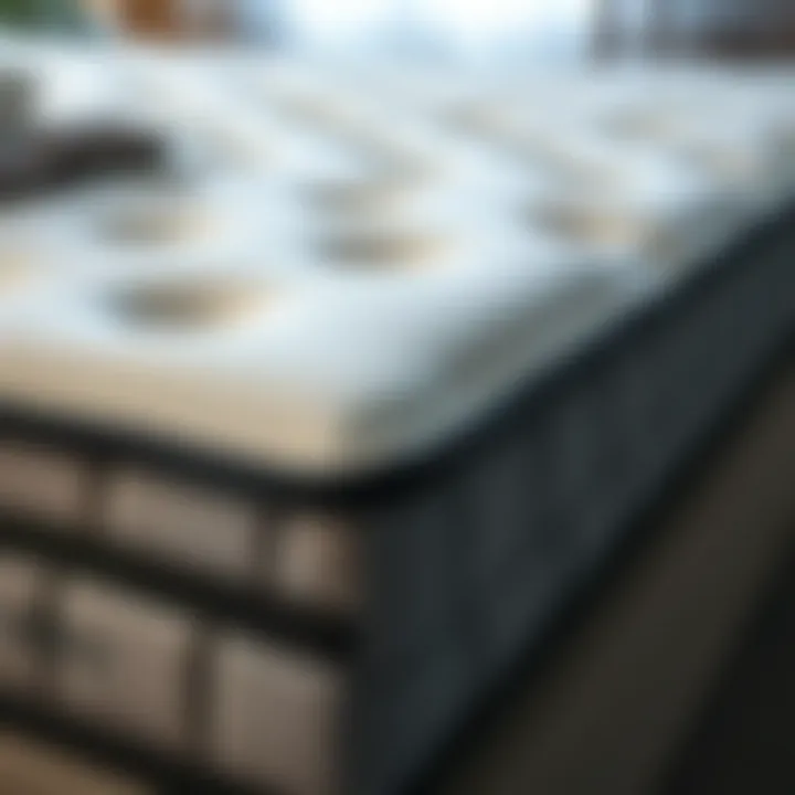 Craftsmanship: Quality Materials in Hybrid Mattresses Close-up of high-quality materials used in hybrid mattresses