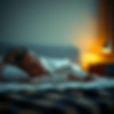 Experience Tranquility: The Perfect Night's Sleep User enjoying restful sleep on a hybrid mattress