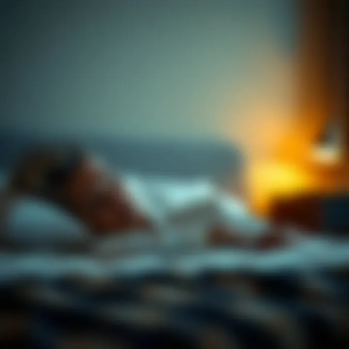 Experience Tranquility: The Perfect Night's Sleep User enjoying restful sleep on a hybrid mattress