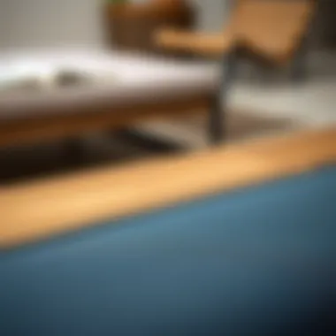 Material Textures in Outdoor Coffee Tables Close-up of material textures used in outdoor coffee tables