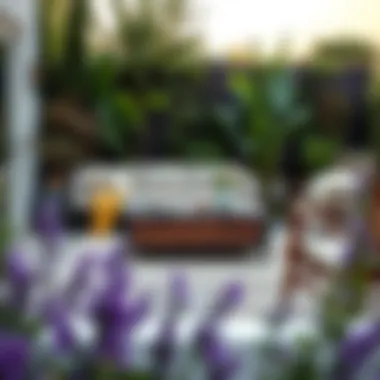 Practical Outdoor Space with Storage Coffee Table Practical outdoor space featuring a storage coffee table