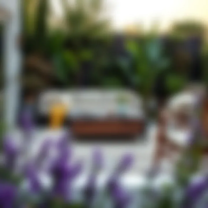 Practical Outdoor Space with Storage Coffee Table Practical outdoor space featuring a storage coffee table