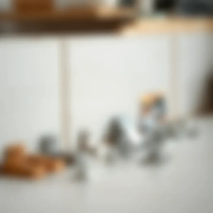 Types of Tile Hangers Different types of tile hangers arranged on a surface.