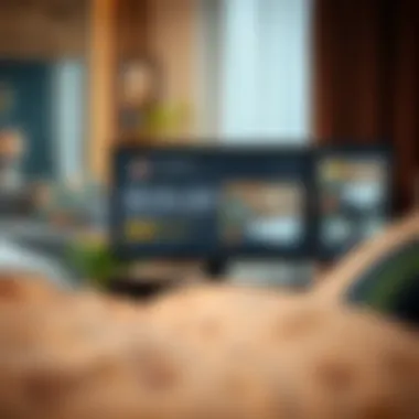 Customer Insights on Bed-in-a-Box Customer reviews and ratings for bed-in-a-box products displayed on a screen