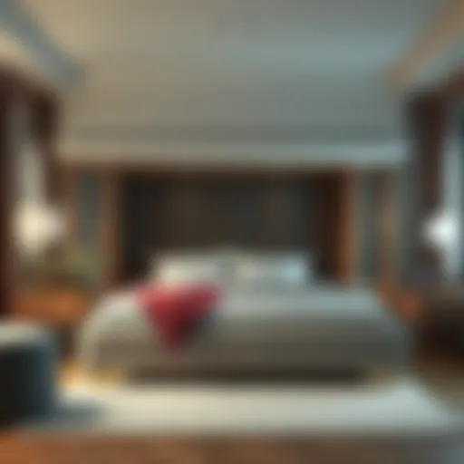 Stylish Bed in a Box Elegant bed in a box displayed in a stylish bedroom setting