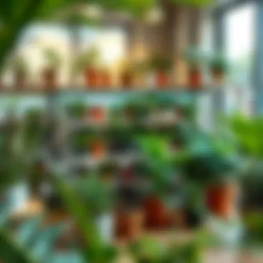 House Plants Online Shopping Experience An online shopping interface showcasing an array of house plants for purchase